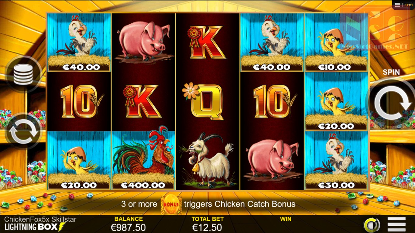 Chicken Fox 5x Skillstar Slot (Lightning Box) Review 2024 & Demo Game