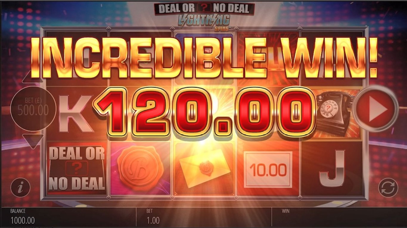Deal Or No Deal Lightning Spins Deal Or No Deal: Lightning Spins Slot Review & Demo by Blueprint Gaming