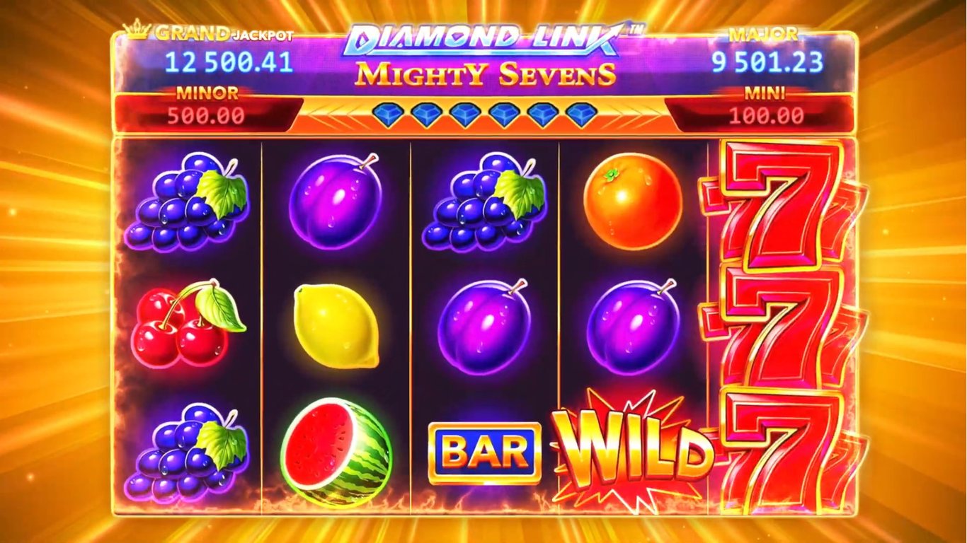 Diamond Link: Mighty Sevens Slot - Review, RTP and Free Play Casinos