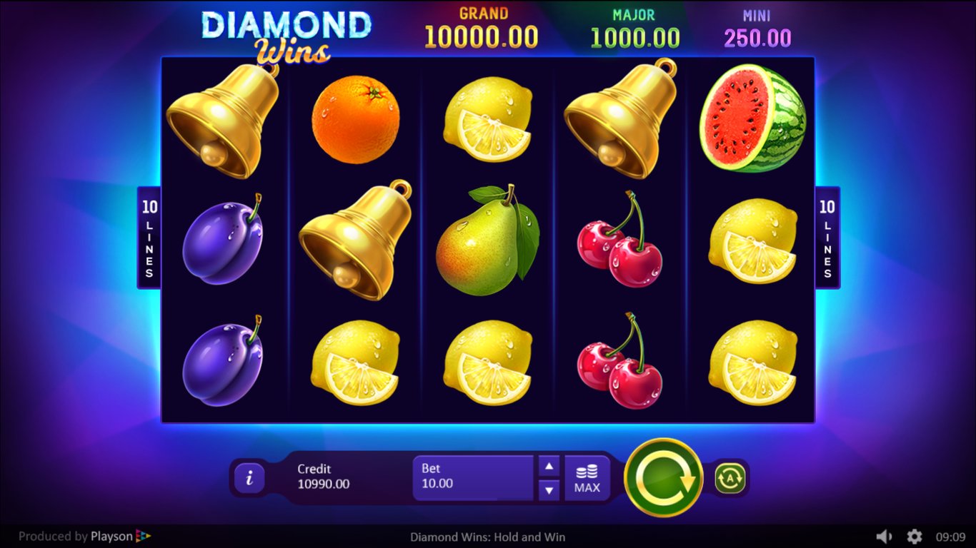 Diamond Wins: Hold and Win Slot (Playson) Review 2023 & Demo Game