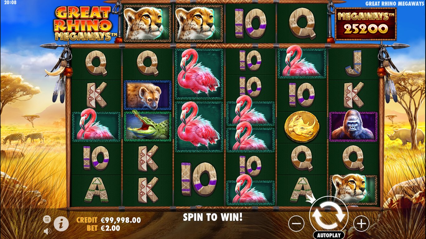 Great Rhino Megaways (Pragmatic Play) Slot Review & Free Play Casinos