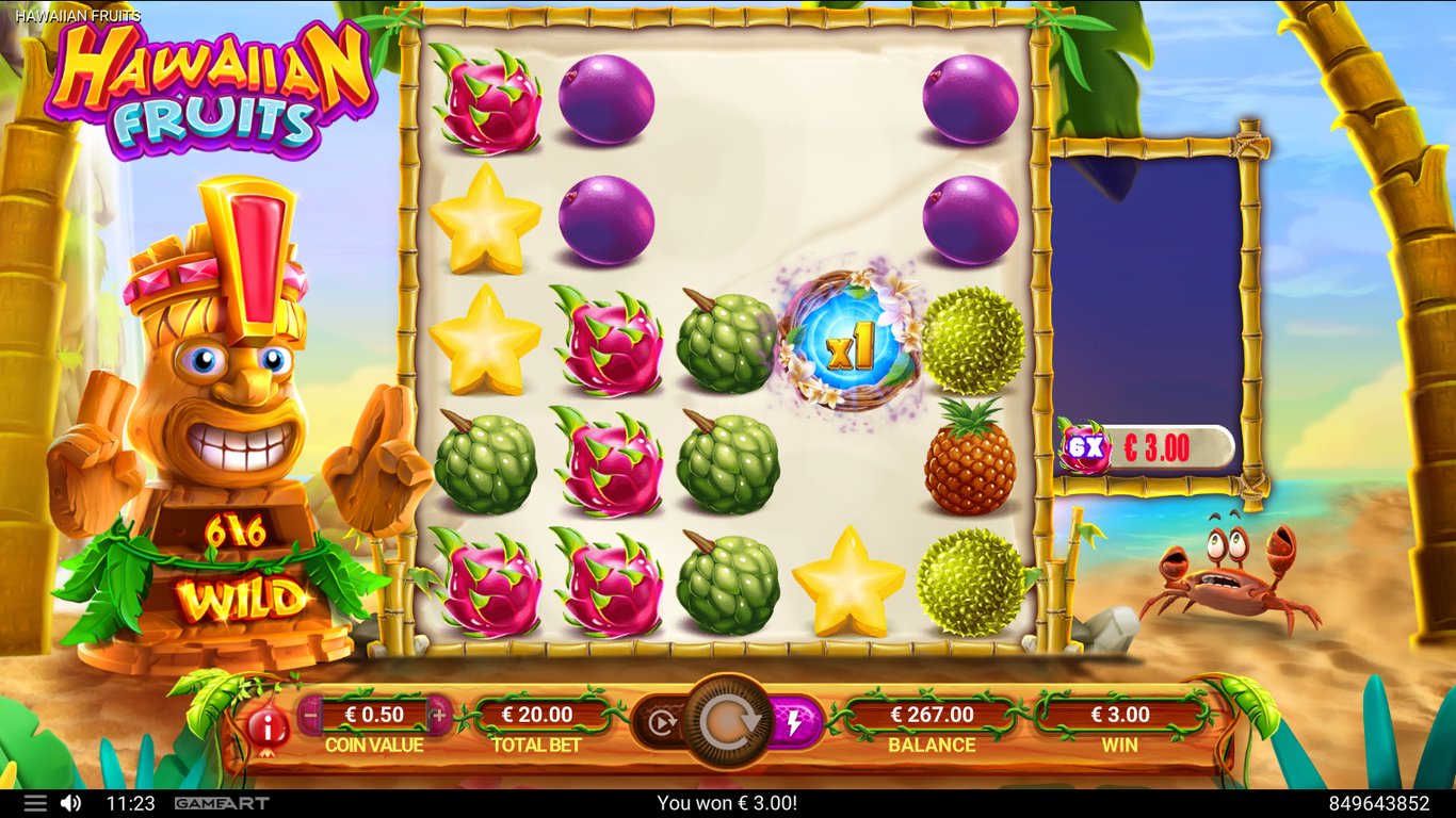 Hawaiian Fruits Slot (GameArt) Review 2024 & Demo Game