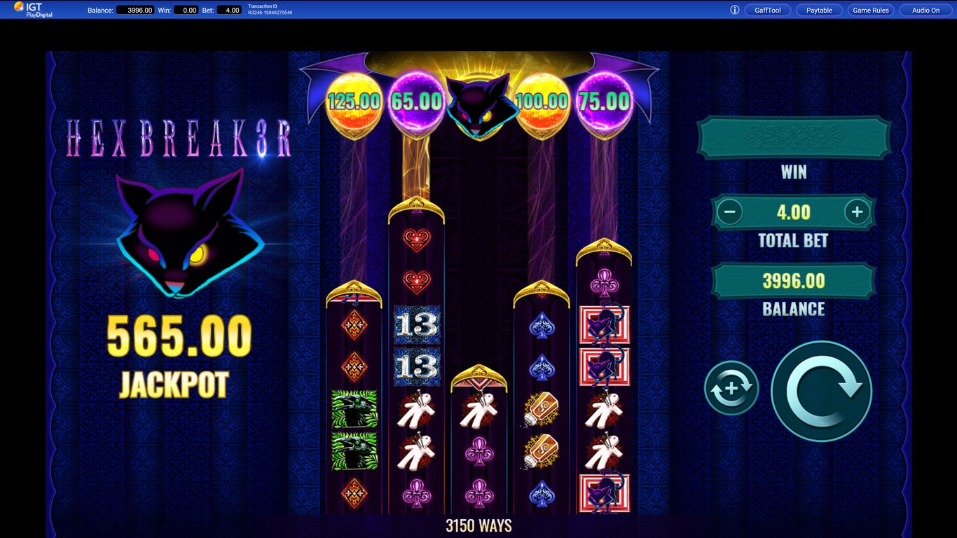 hex breaker video slot machine for sale