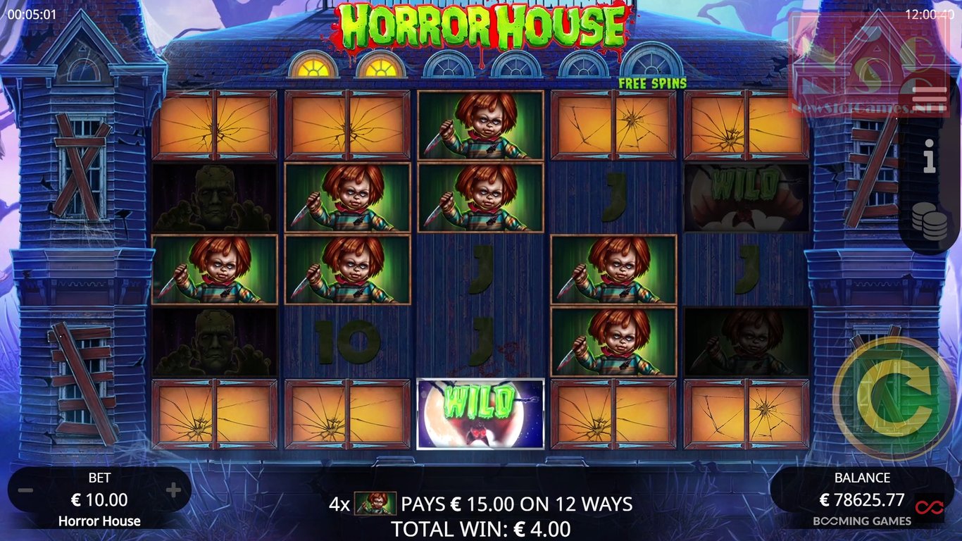 Horror House Slot (Booming Games) Review 2024 & Demo Game