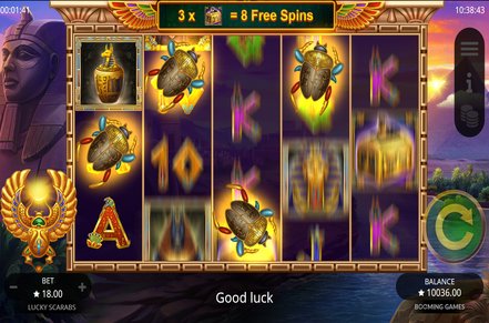 Lucky Scarabs Slot (Booming Games) Review 2024 & Demo Game