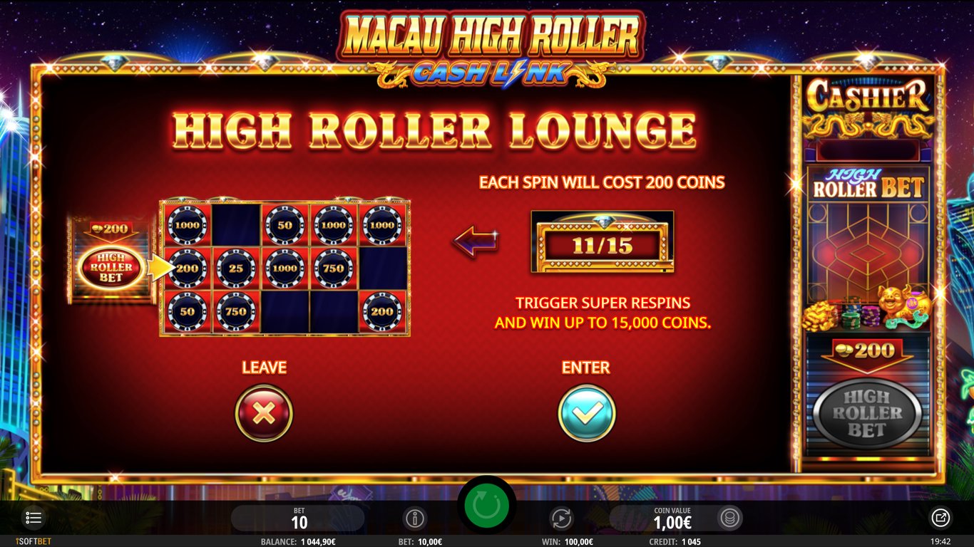 Rolling slots. High Roller Pack audience.