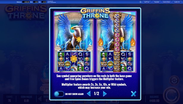 griffin's throne slot online