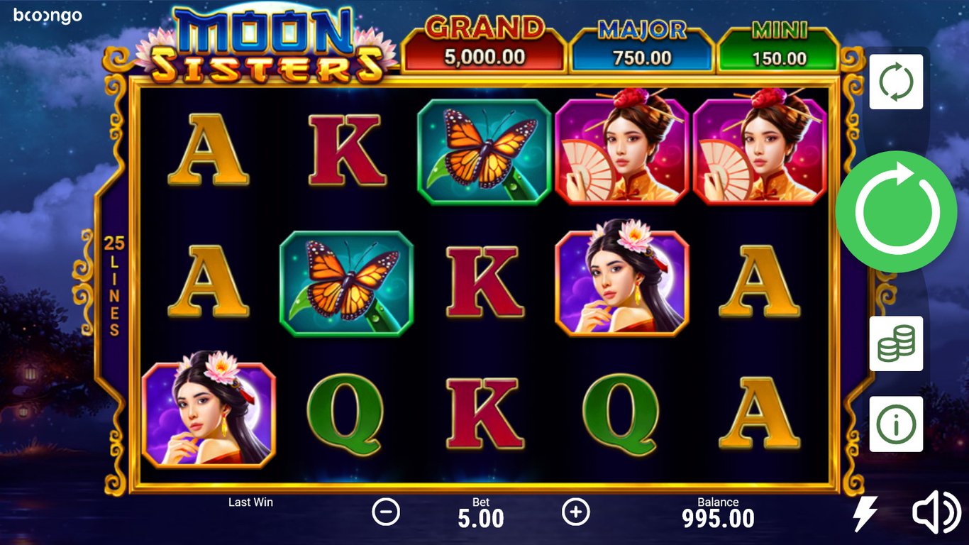 Moon Sisters Slot (BNG (Booongo)) Review 2024 & Demo Game