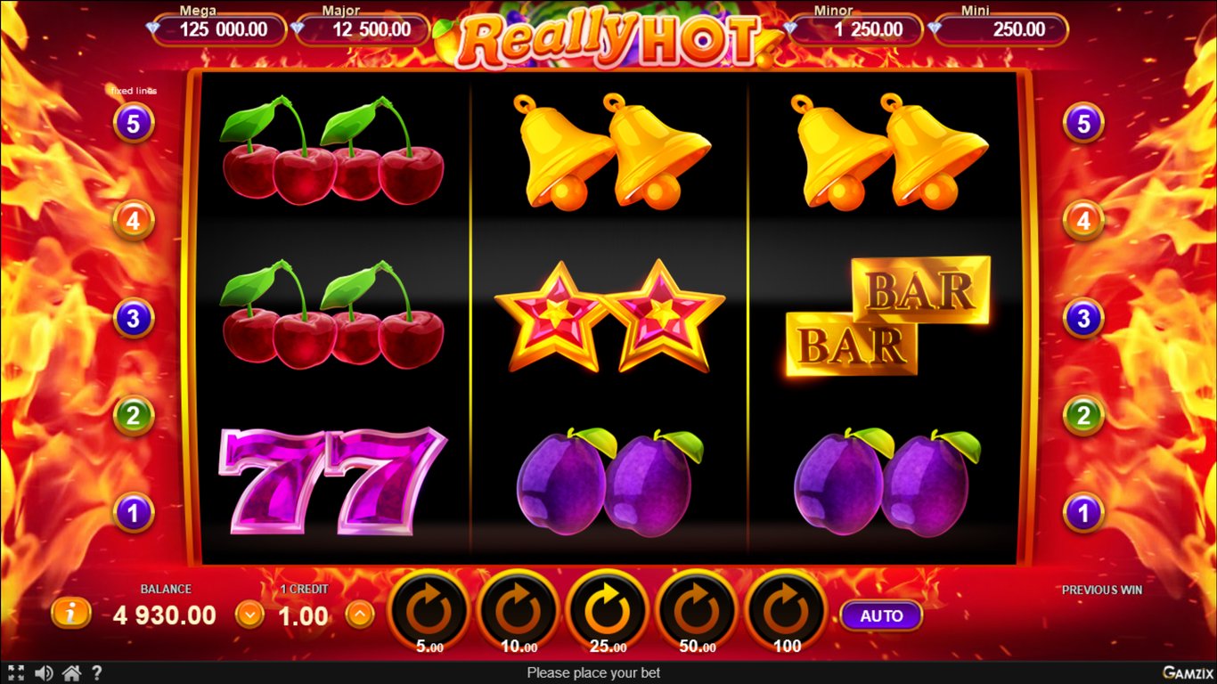 Really Hot Slot (Gamzix) Review 2024 & Demo Game