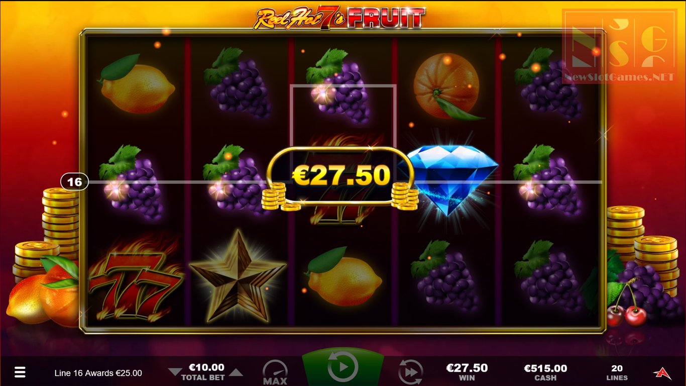 Reel Hot 7s Fruit Slot (Ainsworth) Review 2024 & Demo Game