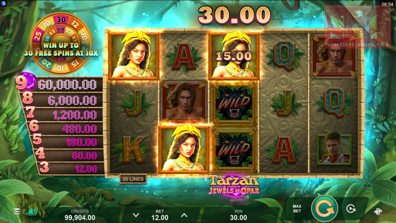 Tarzan and the Jewels of Opar Slot (Microgaming) Review 2024 & Demo Game