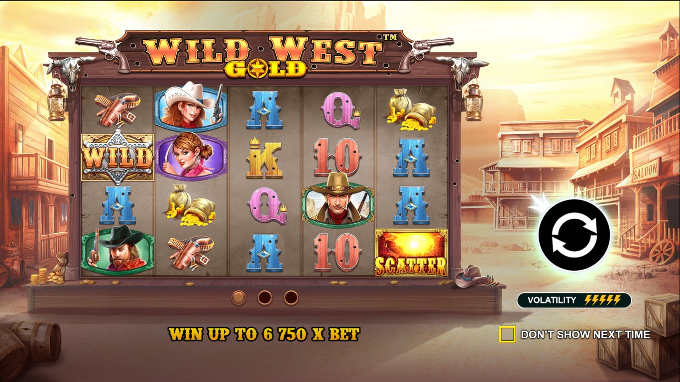 Wild wild west slot rtp memoria