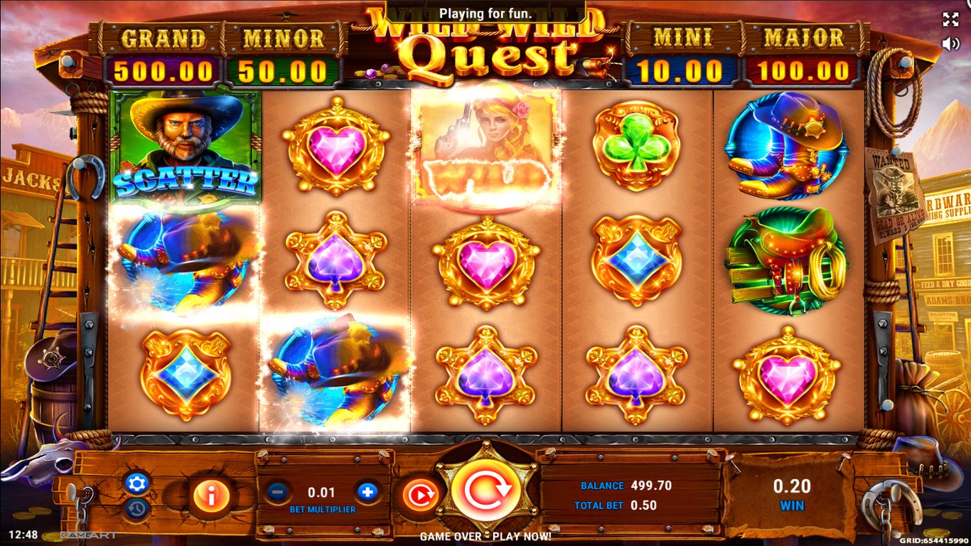 Wild Wild Quest Slot (GameArt) Review 2024 & Demo Game