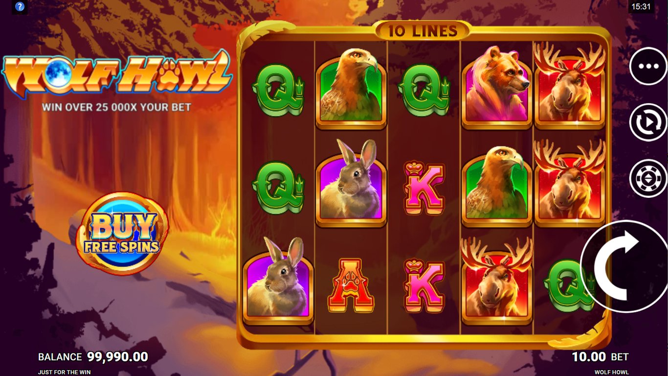 Howling wolf slot machine for sale