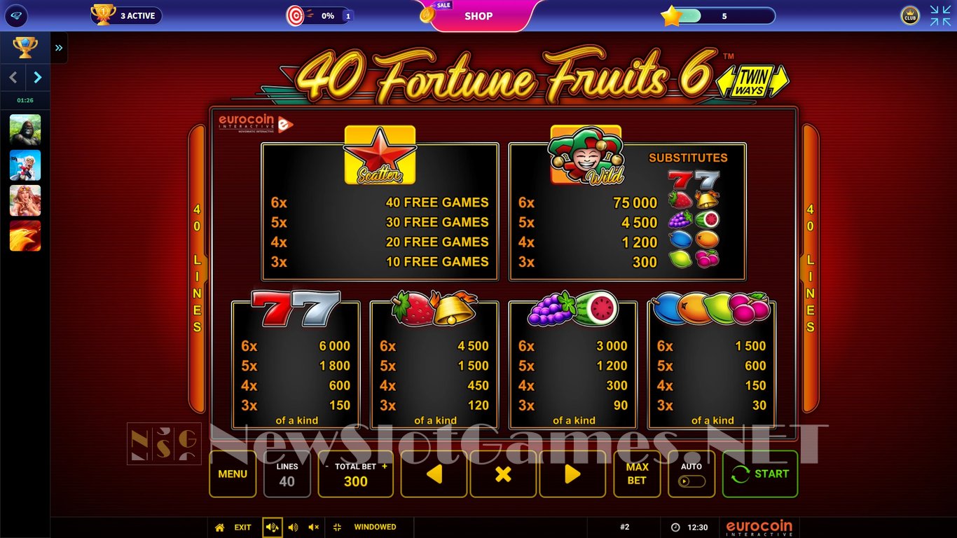 casino demo fruity fortune plus