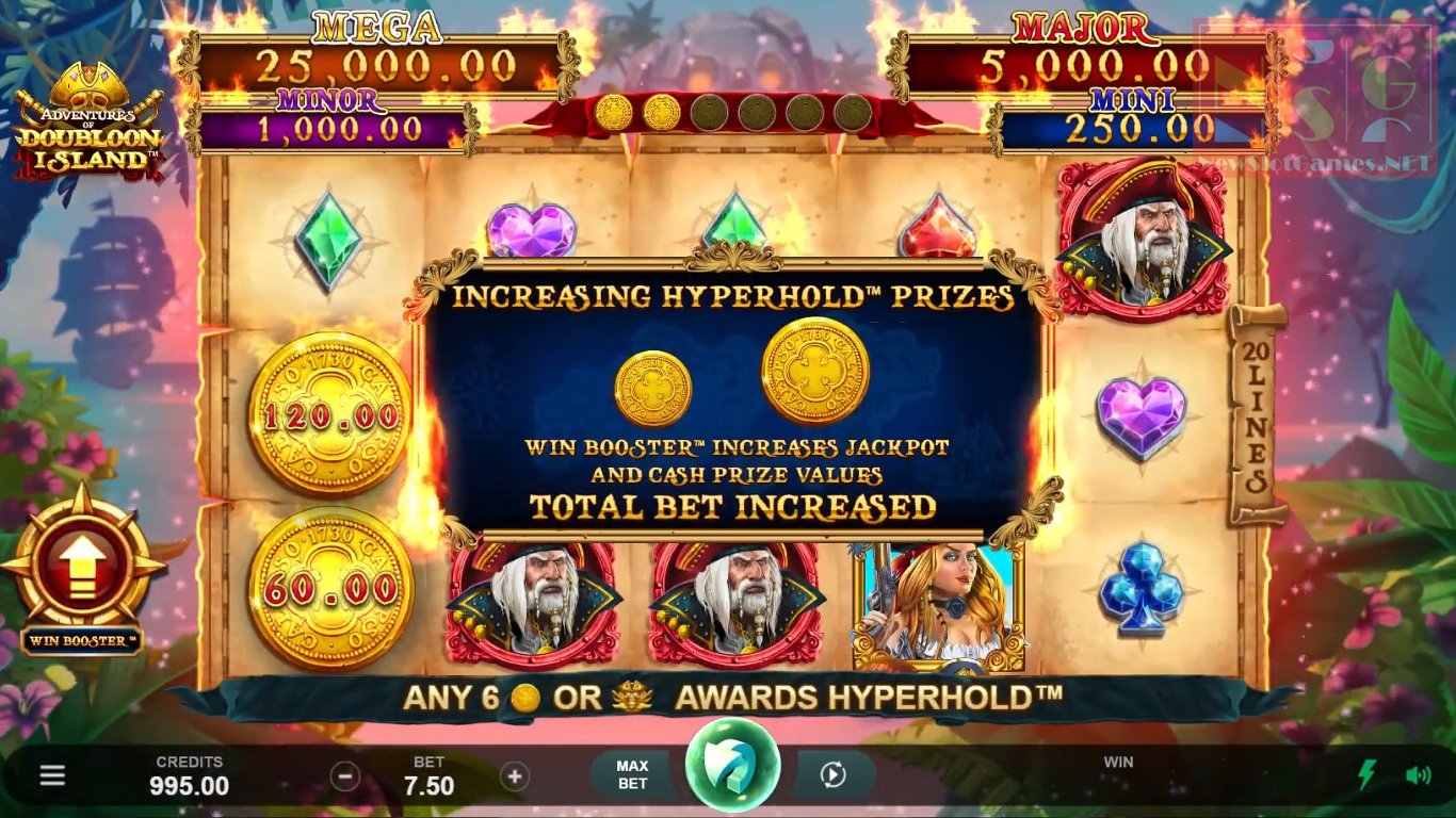 Adventures Of Doubloon Island Slot (Microgaming) Review 2024 & Demo Game