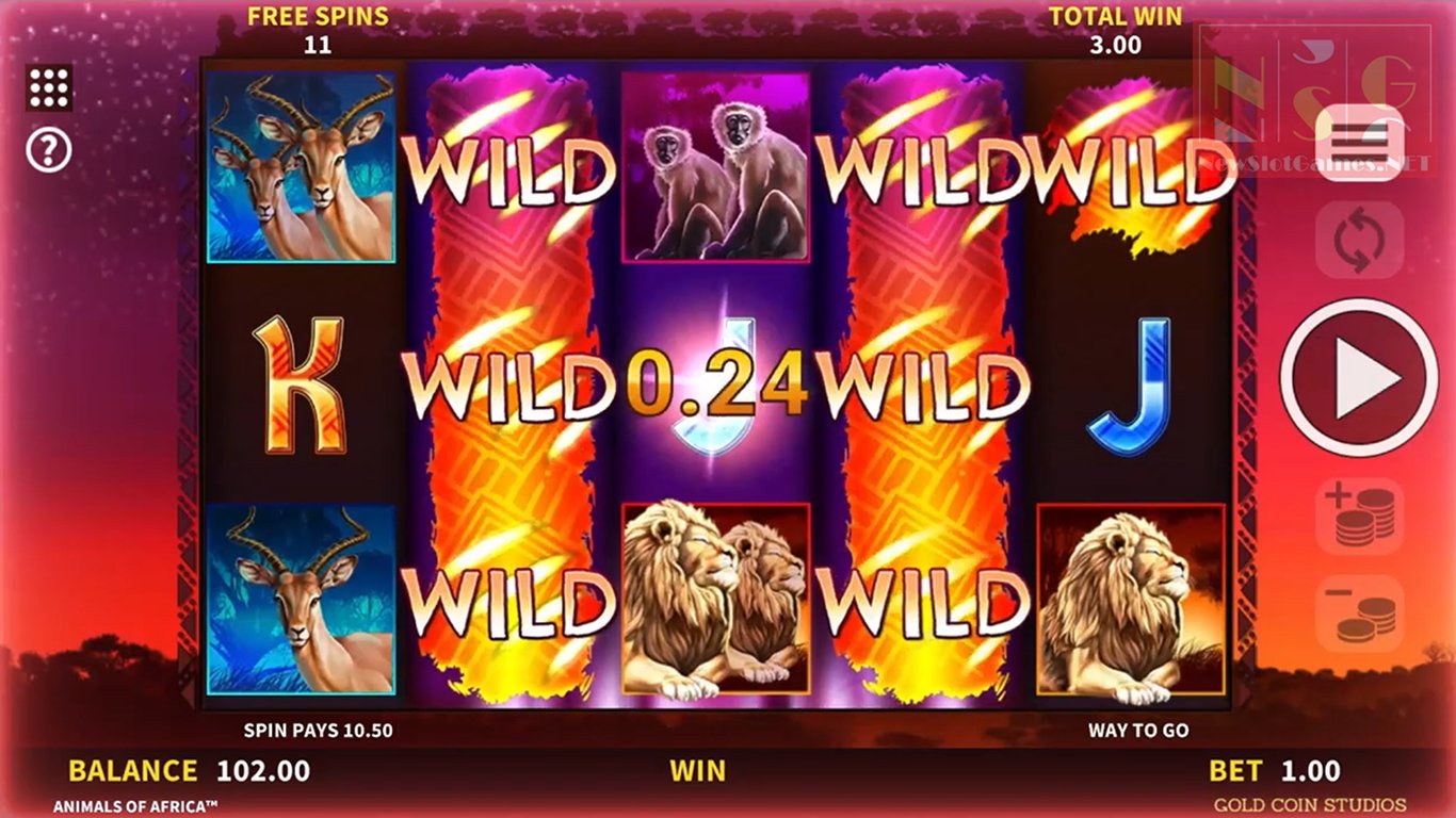 Animals of Africa (Microgaming) Slot Review & Demo Game
