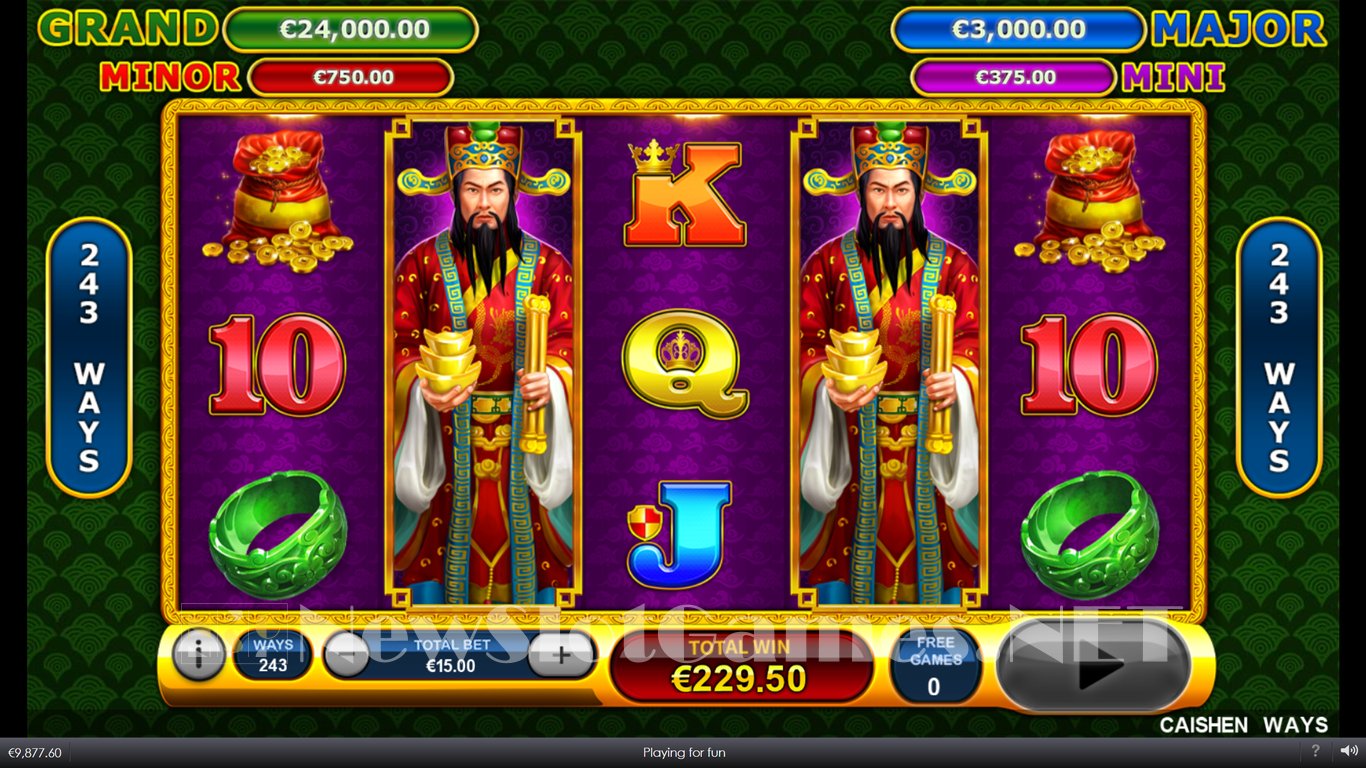 Caishen Ways Slot (Playtech) Review 2024 & Demo Game