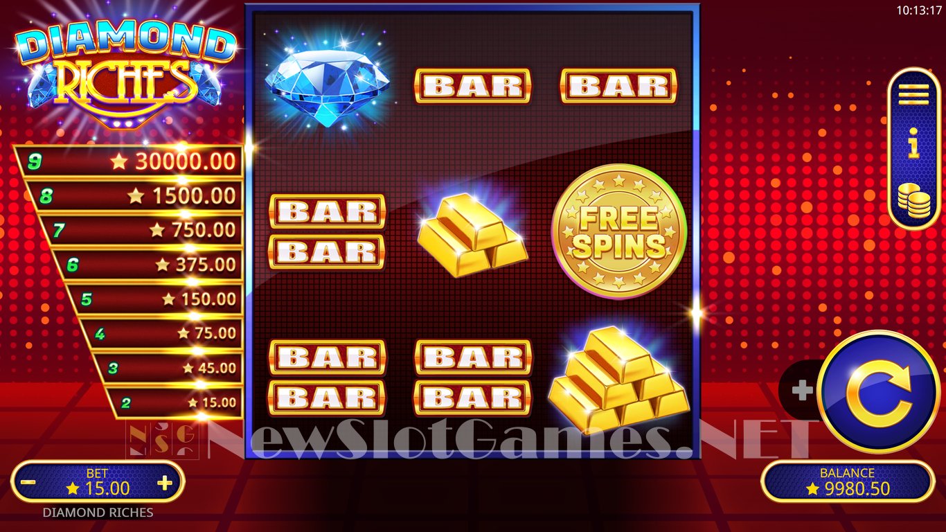 diamond riches slot machine