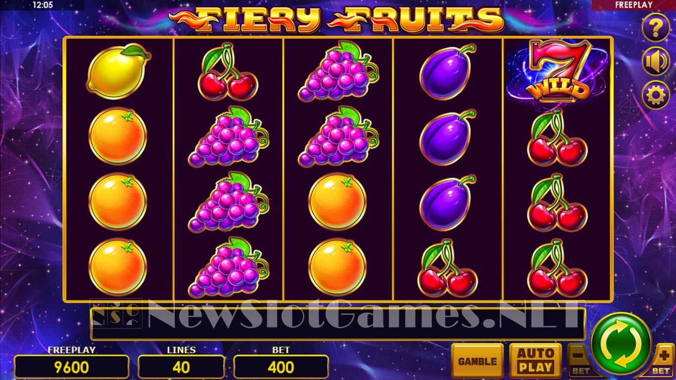 Fiery Fruits Slot (Amatic) Review 2024 & Demo Game