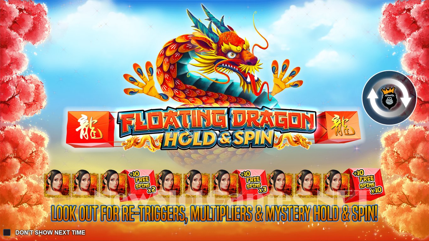 Jogue Floating Dragon Hold and Spin Gratuitamente em Modo Demo e