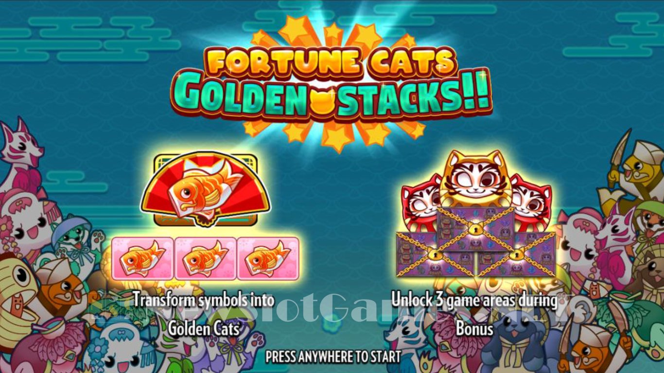 fortune cats golden stacks