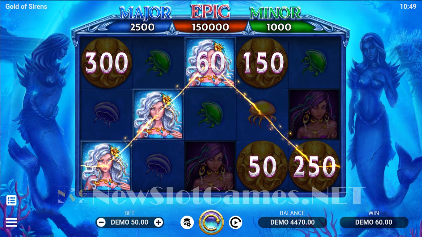 Gold of Sirens Slot (Evoplay) Review 2024 & Demo Game