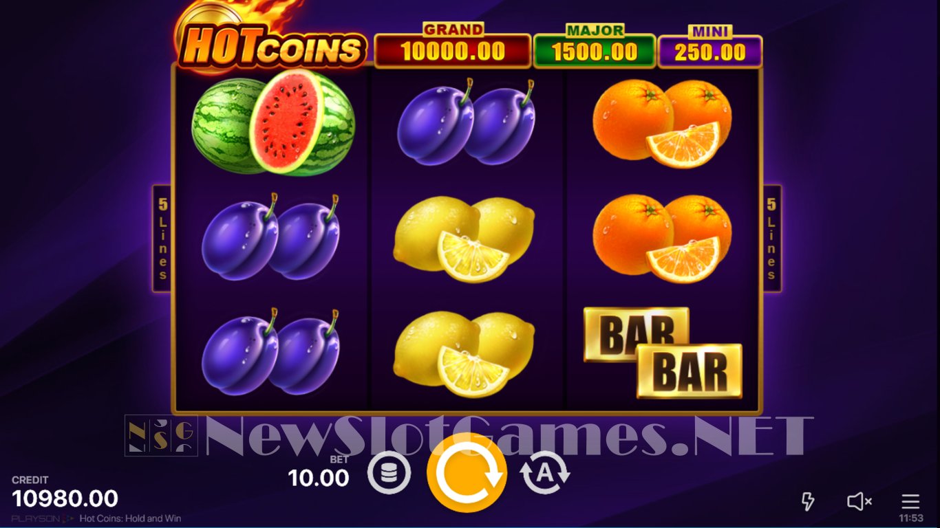 Hot Coins Hold And Win Slot Playson Review 2023 And Free Demo Game