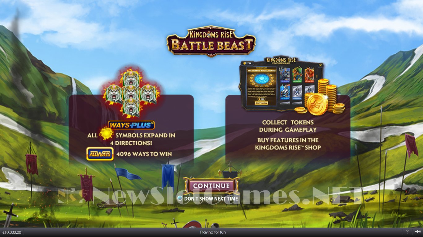 Kingdoms Rise Battle Beast Slot (Playtech) Review 2024 & Demo Game