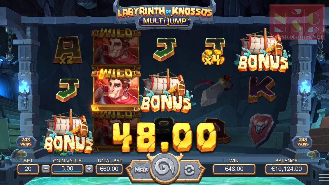 Labyrinth of Knosos Slot (Yggdrasil) Review 2024 & Demo Game