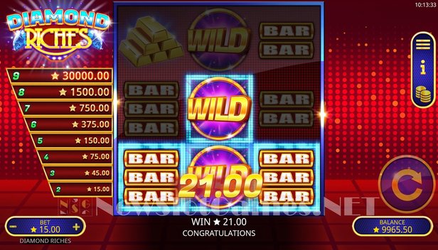 diamond riches slot machine