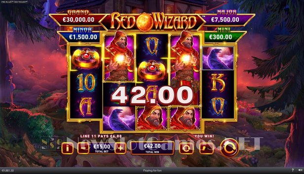 red wizard slot demo