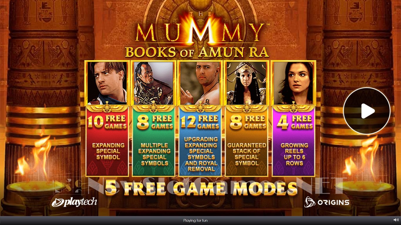 Play the mummy slot game online