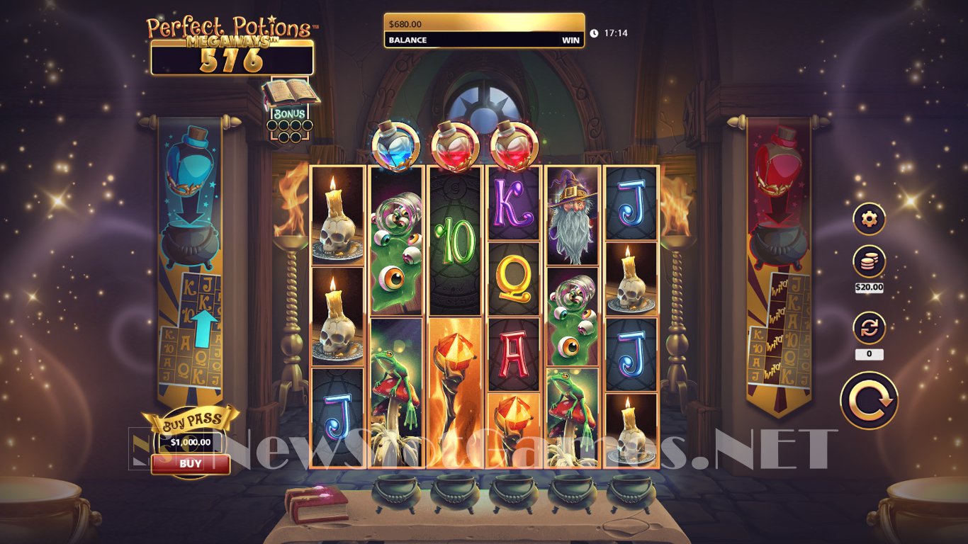 Perfect Potions Megaways Slot (Light & Wonder) Review 2024 & Demo Game