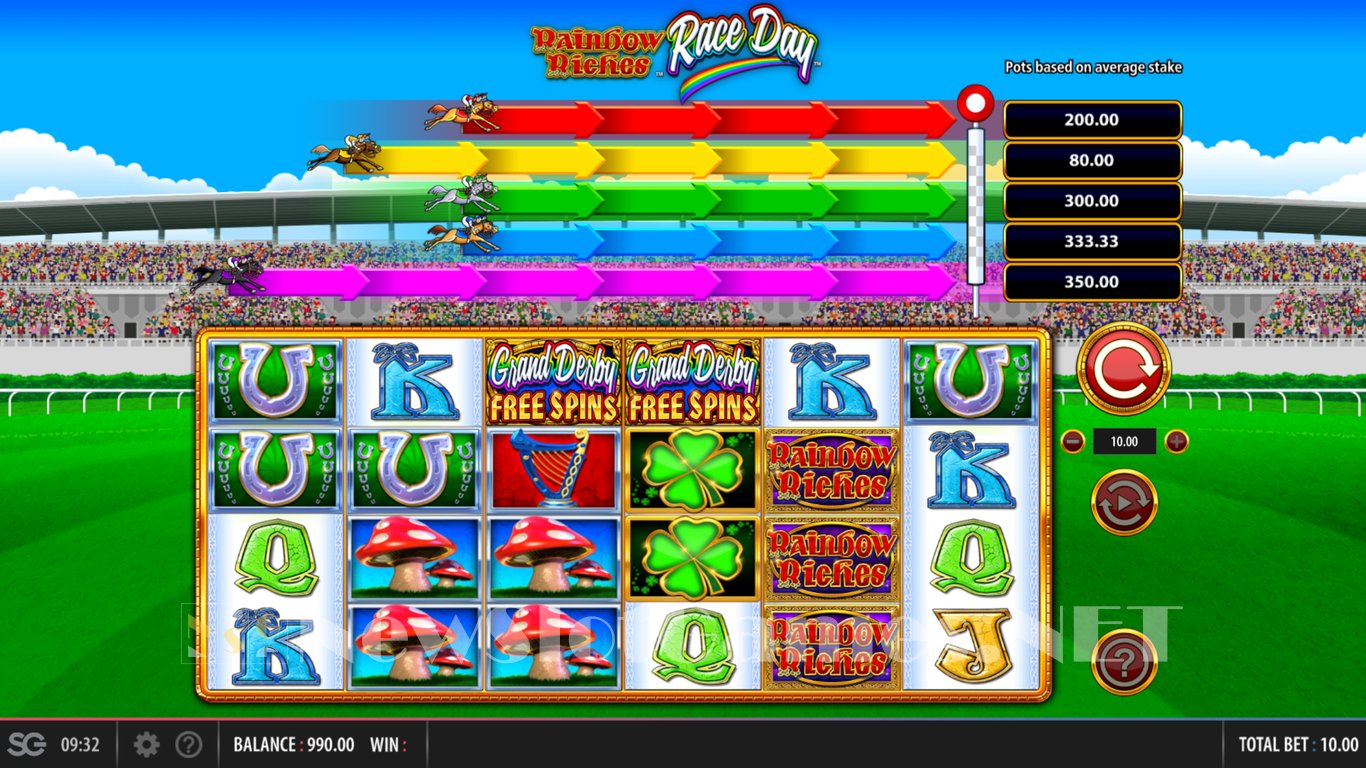 Rainbow Riches Race Day Slot (Barcrest) Review 2024 & Demo Game