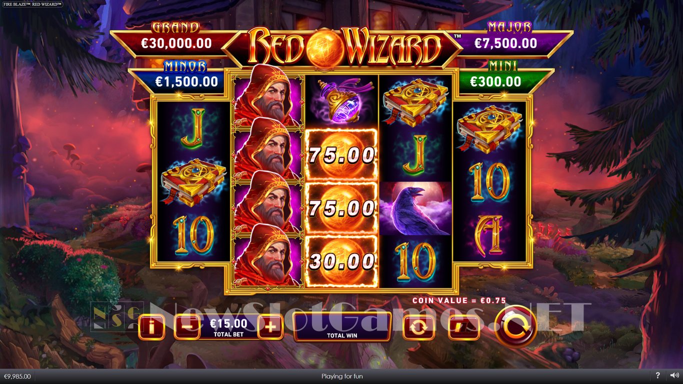 Play Red Wizard Slot Online, No Wagering