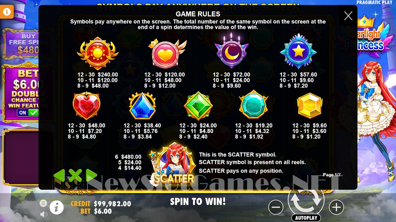 Starlight Princess (Pragmatic Play) Slot Review & Free Play Casinos