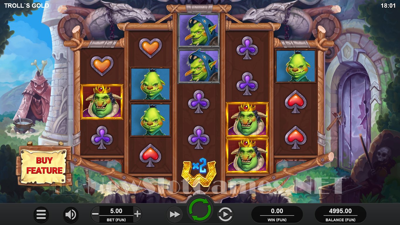 Trolls Gold Slot (Relax Gaming) Review 2024 & Demo Game