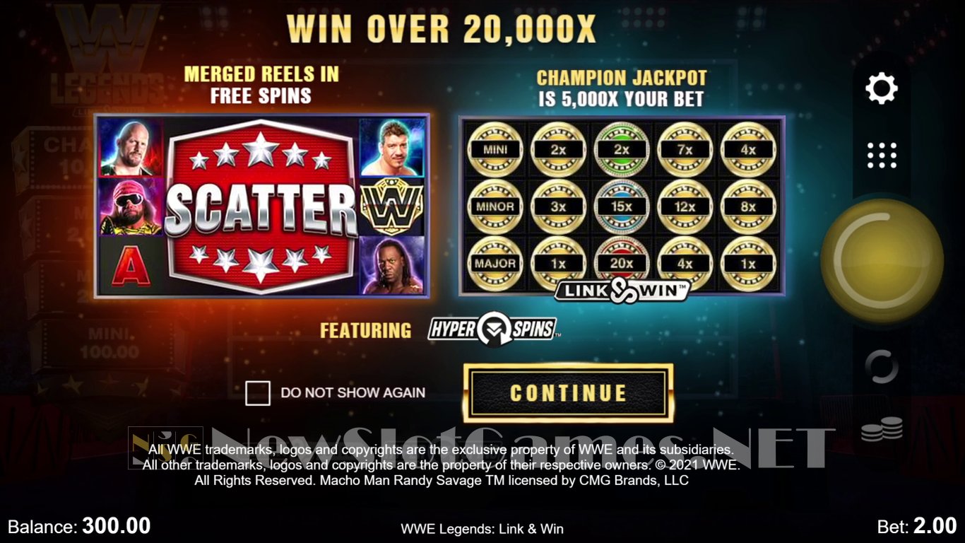 wwe free slots