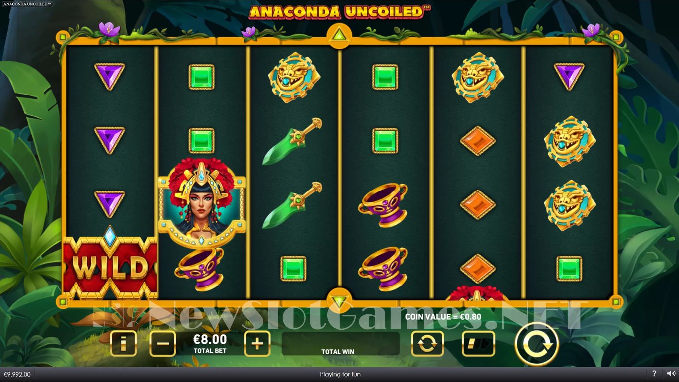 Anaconda Uncoiled Slot (Playtech) Review 2024 & Demo Game