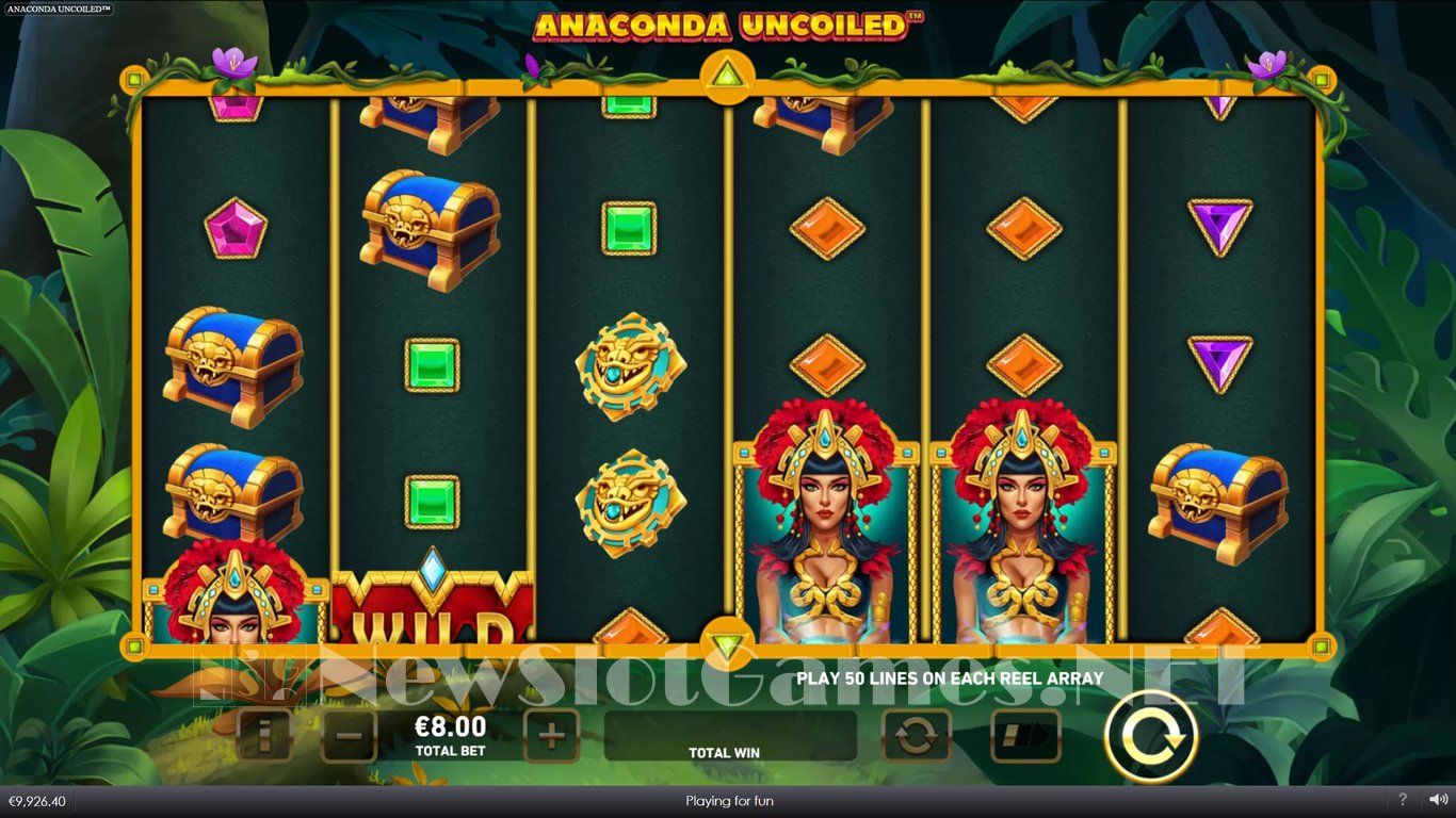 Anaconda Uncoiled Slot (Playtech) Review 2024 & Demo Game