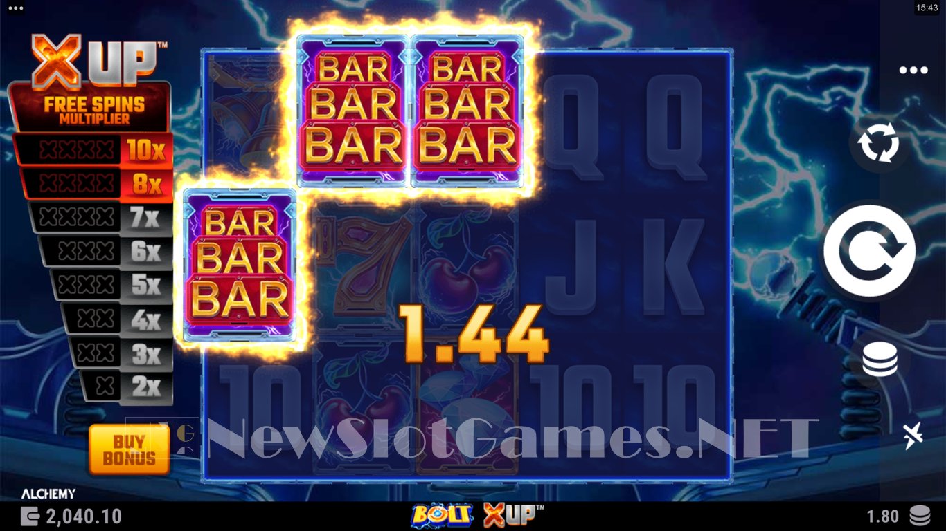 Bolt X UP (Microgaming) Slot Review & Demo Game