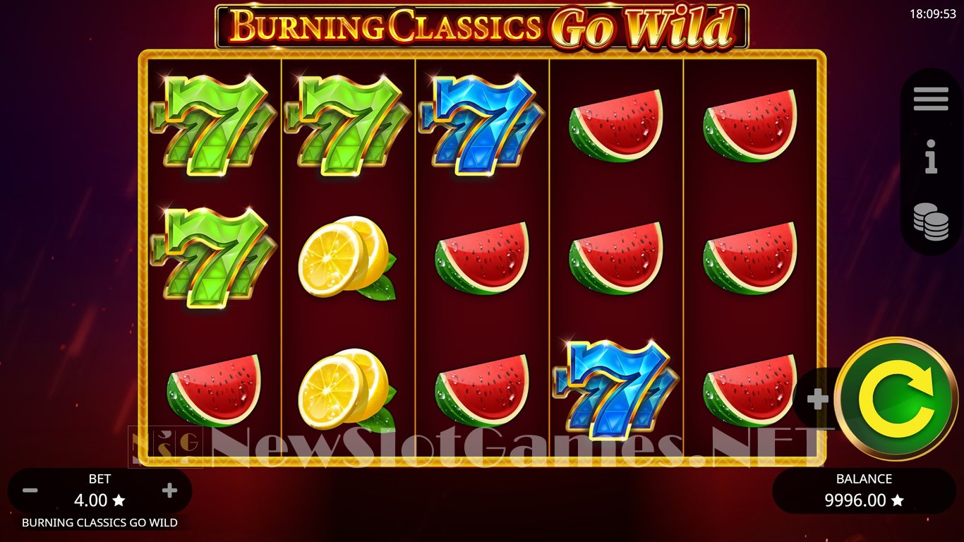 burning classics go wild slot