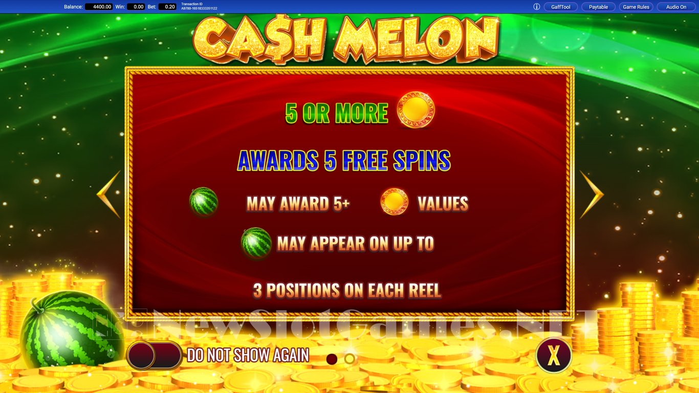 cash melon slot