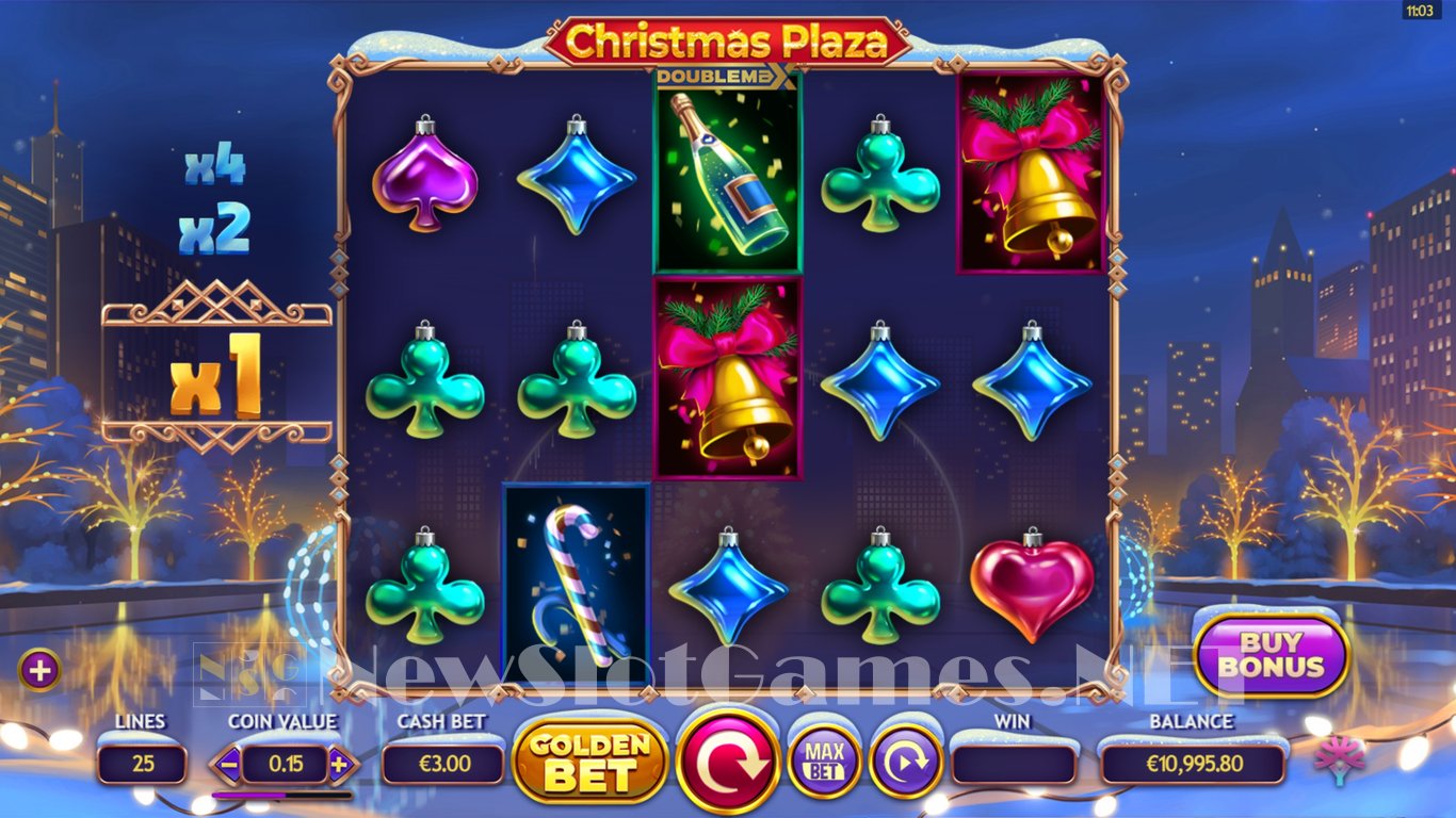 Christmas Plaza DoubleMax Slot (Yggdrasil) Review 2024 & Demo Game