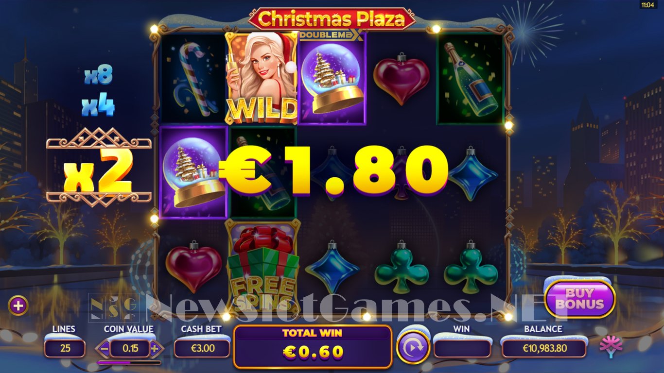 Christmas Plaza DoubleMax Slot (Yggdrasil) Review 2024 & Demo Game