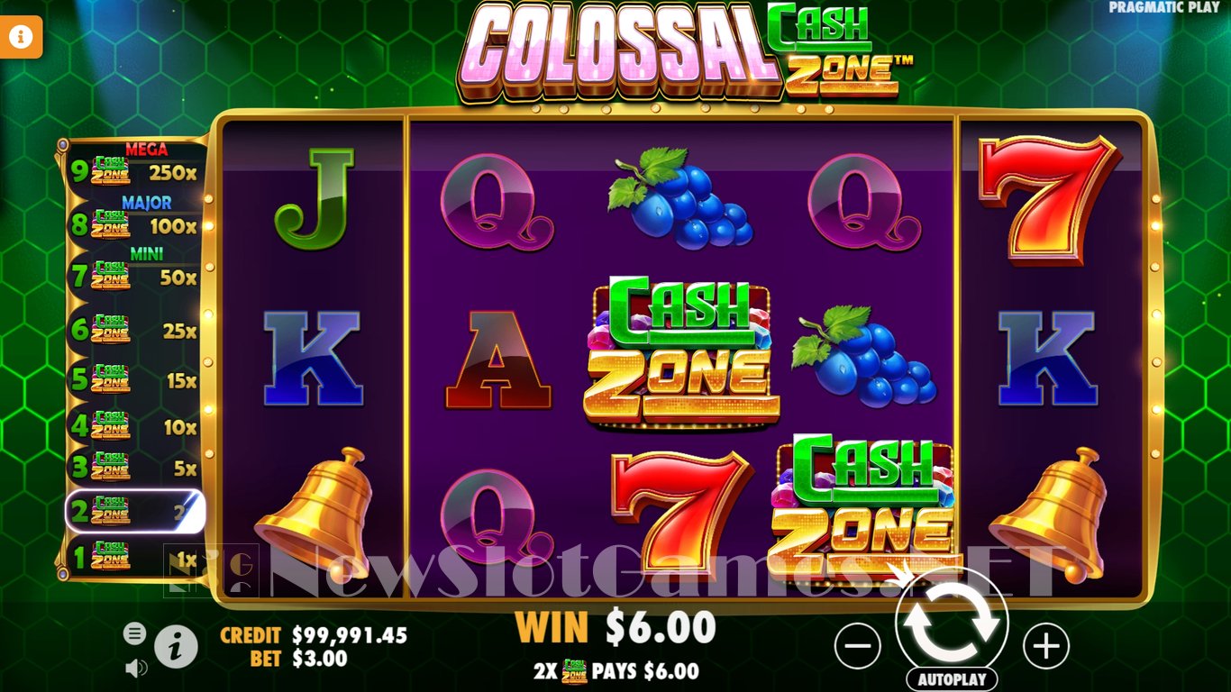 Colossal Cash Zone (Pragmatic Play) Slot Review & Demo Game