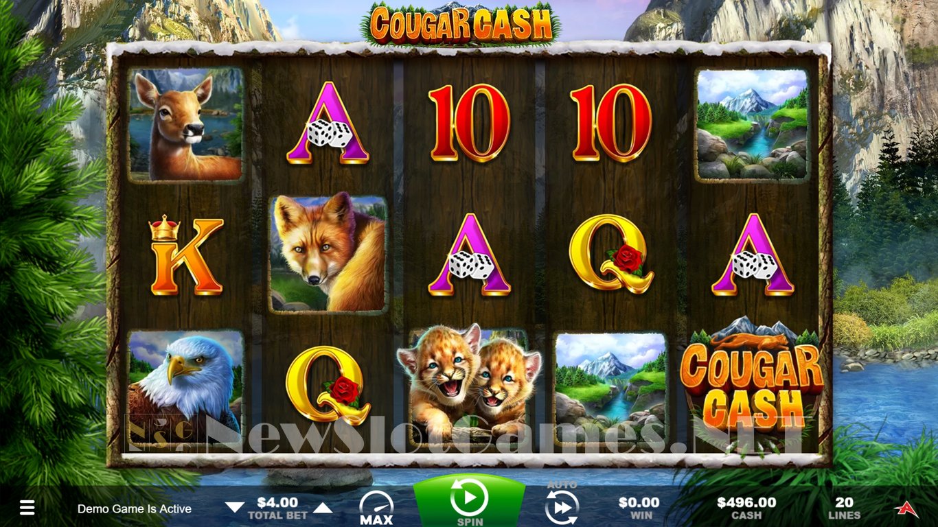 Play wild cougar slot machine