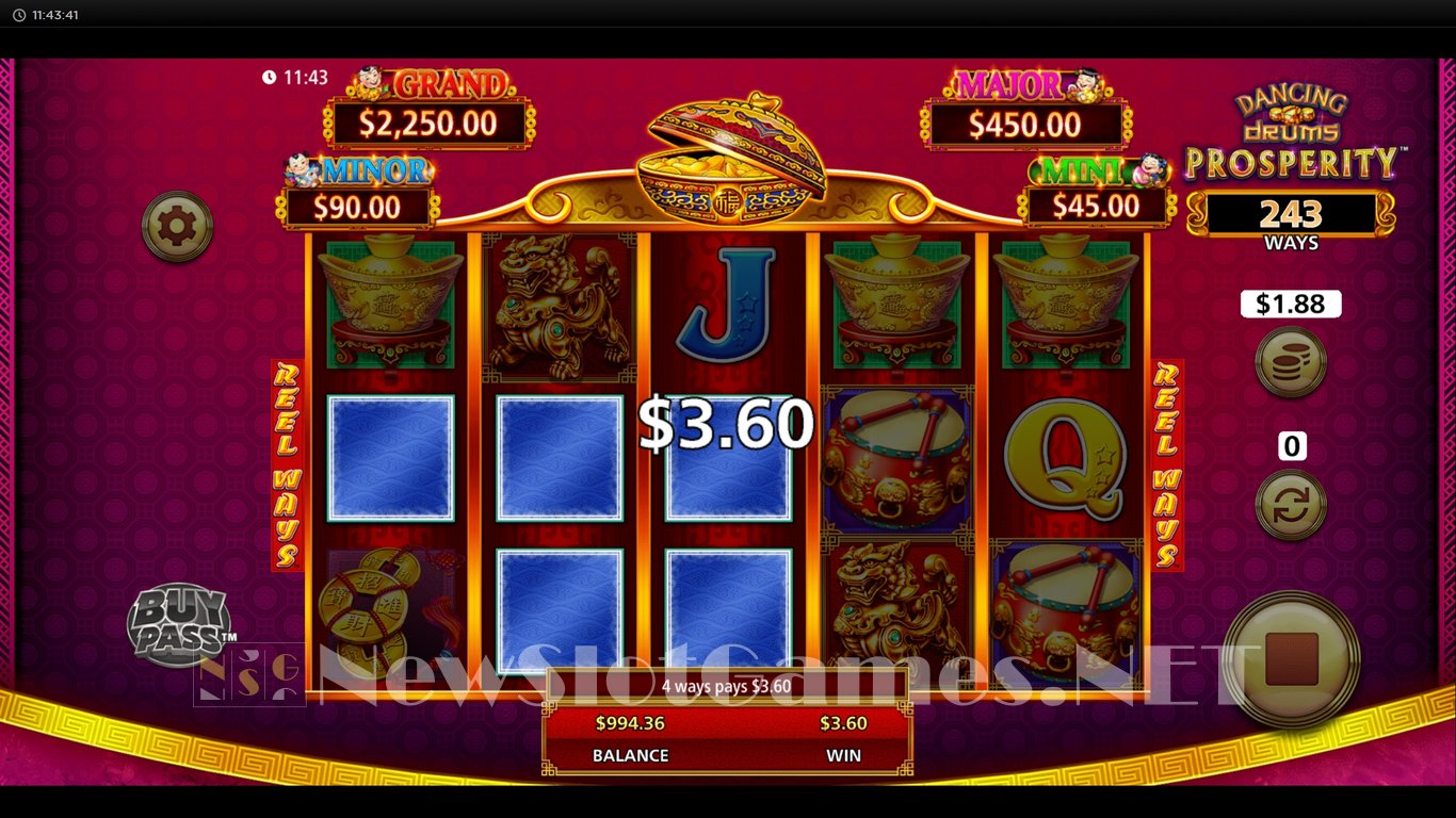 Dancing Drums Prosperity Slot (Light & Wonder) Review 2024 & Demo Game