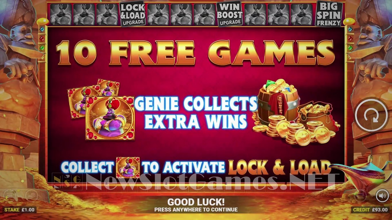 genie jackpots megaways free spin